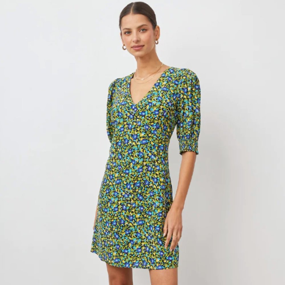 Rails Abstract Garden Roma Dress
